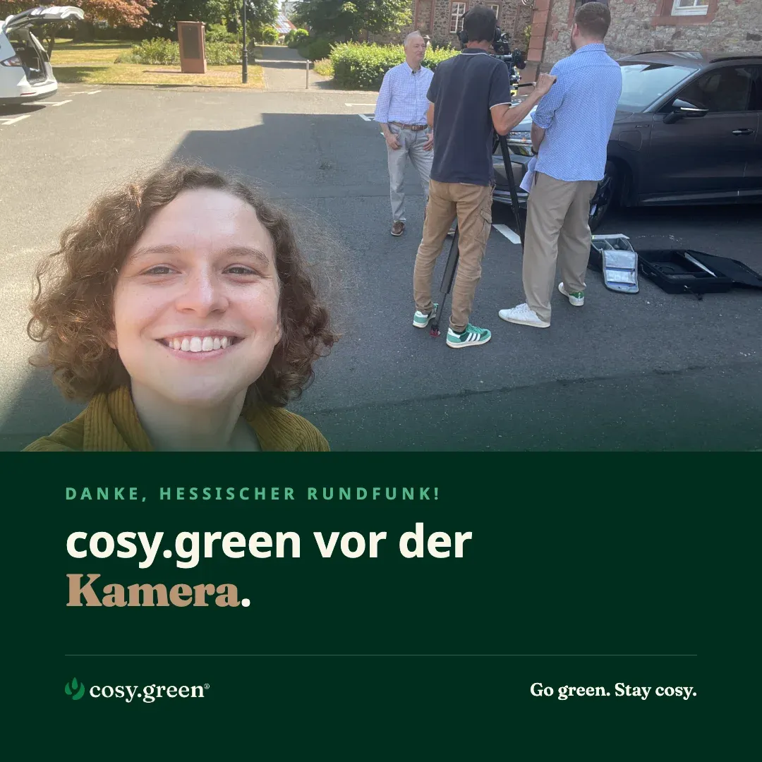 Danke, Hessischer Rundfunk! – cosy.green vor der Kamera